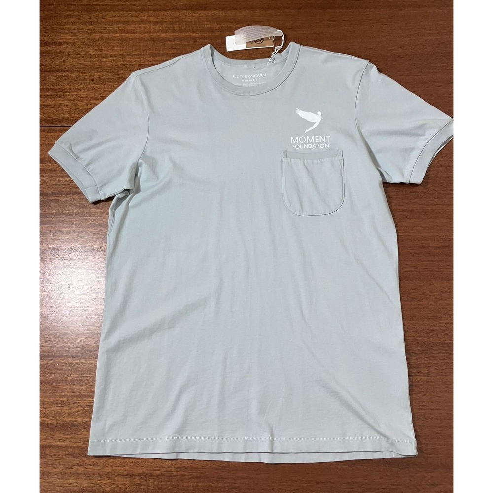 NWT Outerknown Sojourn Pocket Tee Small‎ Rise Above Graphic Organic Classic